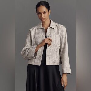 NWT! Anthropologie Avec Les Filles Jacquard Chore Jacket - Size Medium 🎢